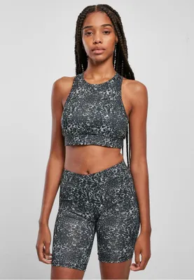 Produktbild von TB5011 - Ladies Tie Dye Sports Bra black/white S