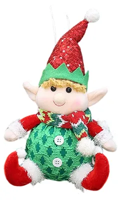 Produktbild von Weihnachtsbaumschmuck, hängende Plüschweihnachtsdekorationen