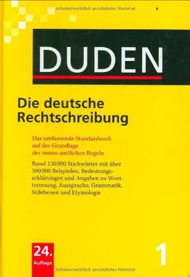 Produktbild von Duden - Die deutsche Rechtschreibung 24. Auflage