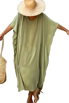Zdjęcie produktu dla Długa, zwiewna sukienka maxi w stylu boho, idealna na plażę
