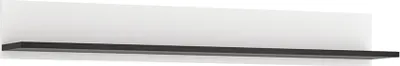 Produktbild von Wandboard 161cm in weiß mit Eiche schwarz, VISALIA-129