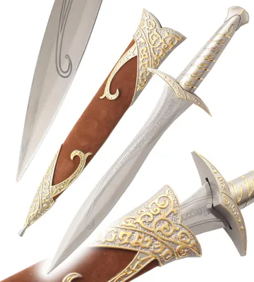 Produktbild von Der Herr der Ringe Frodo - Schwert Sting + Scheide Dolch