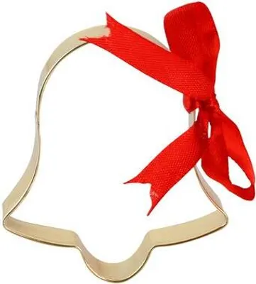 Zdjęcie produktu dla Foremki Do Ciastek - Dzwonek, 7 Cm, Złote