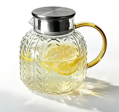 Teekanne 1300 ml Borosilikatglas, hitzebeständig, transparent