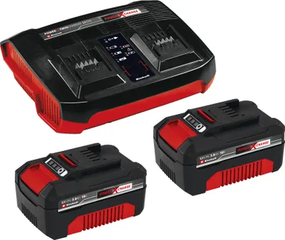 Produktbild von Startovací sada Einhell PXC 2x 3,0Ah a sada Twincharger 4512083