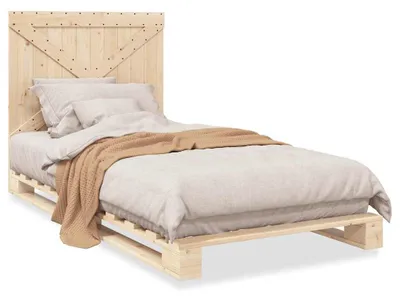 Obrázok produktu pre vidaXL Posteľ z masívneho dreva s čelom 100x200 cm Borovica