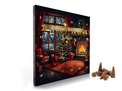Produktbild von Räucherkegel Adventskalender - Backflow Kegel