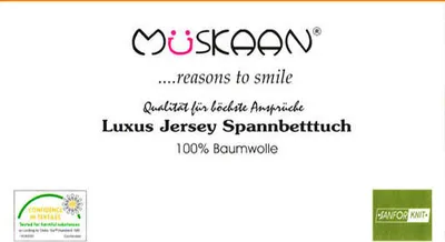 Produktbild von Jersey Spannbettlaken 90x200 - 100x200 cm Orange - 100% Baumwolle