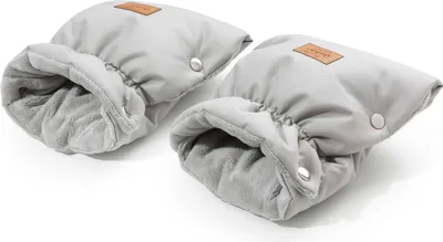 Produktbild von Handwärmer für Kinderwagen (2 St.) - Light Grey Winter