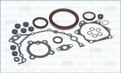 Produktbild von AJUSA 54057300 Dichtungssatz Kurbelgehäuse für NISSAN Patrol GR V SUV (Y61) Patrol GR IV SUV (Y60, GR) PATROL Hardtop (K260) Patrol III/2 SUV (W260)