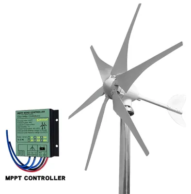 Obrázok produktu pre Veterná elektráreň, výkon 3000 W, kompatibilita s viacerými napätiami, bezplatný MPPT regulátor, 3000 W, 24 V