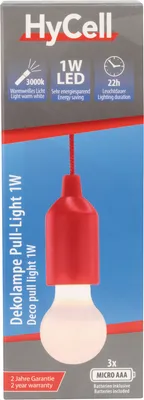 Produktbild von Ansmann Pull-Light 1W, 1 W, E27, Warmweiß