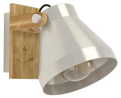 Immagine prodotto di Spot Vintage Cawton In Acciaio Argento 1 Luce E27 40W Ip20