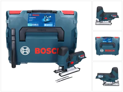 Obrázek produktu pro Bosch GST 10,8 V-LI, Černá, Modrá, 45°, 0 - 45°, Deep discharge, Přehřívání, Přetížení, 7 cm, 3 mm