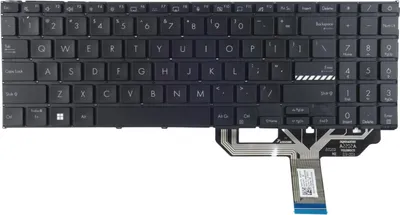 Produktbild von Tastatur für Asus Vivobook 15 X1502VA X1502ZA Laptop Schwarz LED QWERTY US