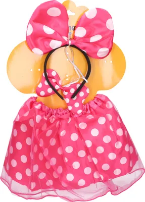 Produktbild von Karneval-Set Maus Kostüm mit Rock (27 cm Rocklänge), Ohren-Haarreif und Fliege