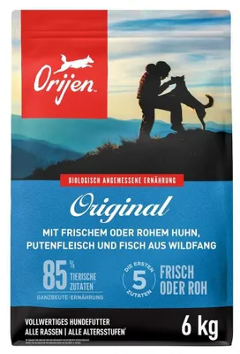 Produktbild von Orijen Original, Adult, Huhn, Fisch, Truthahn, 6 kg