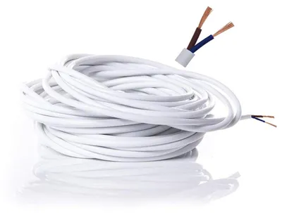 Productafbeelding van Elektriciteitskabel - 2-aderige platte PVC-koperdraad