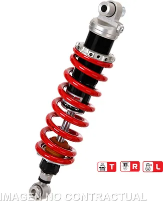 Obrázek produktu pro Zadní mono tlumič řady Z456 vhodný pro Yamaha XT 350 (86-95) MZ456-370TRL-04-85