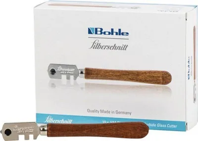 Image de Coupe-verre Bohle HM avec manche en bois Silberschnitt - 400.0