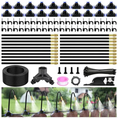 Micro-Drip-Bewässerungsset 38 m für Garten & Balkon