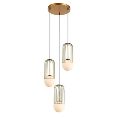 Immagine prodotto di Italux Matty lampadario moderno in oro MDM-3939/3 GD