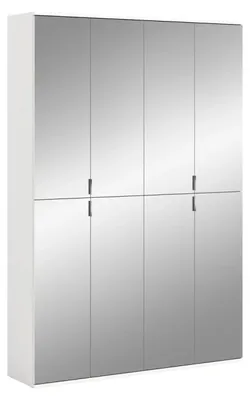 Produktbild von Flurschrank schmal mit Spiegeltüren, Schuhschrank, Fächer