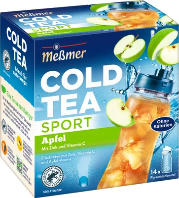 Produktbild von Meßmer Tee COLD TEA SPORT 108242 Apfel 14St
