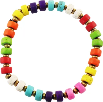 Produktbild von Dehnbares Armband - Armschmuck - bunte Steinchen
