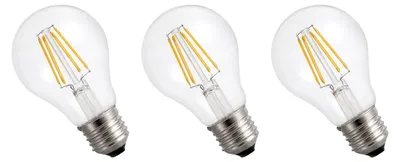 Produktbild von Spectrum E27 LED Lampe 8,5W 110lm 2700K Warmweiß 230V 3 Stück