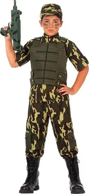 Produktbild von Atosa Militärische Tarnkleidung Für Kinder Grün 10-12 Years Kinder Grün 10-12 Years