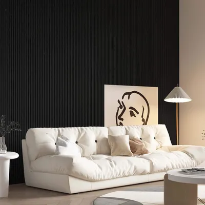 Obrázek produktu pro HOME DELUXE Akustický panel SONIC Deep Black - 240 x 40 cm I Akustický panel Akustické panely Akustické panely Nástěnné panely Nástěnné panely Nástěnné panely Akustické panely Akustické panely Lamelové panely