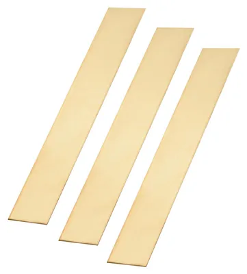 3 H62 Messing Flachstangen 0,6x51x305 mm für DIY & Handwerk