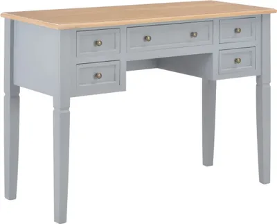 Produktbild von Cloris Designermöbel Schreibtisch Grau 109,5 x 45 x 77,5 cm Holz 2024 Neu