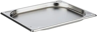 Produktbild von APS 81200 GN 1/2 Behälter, Edelstahl, 32,5 x 26,5 cm, Tiefe 20 mm, 1 Liter