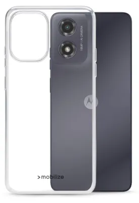 Zdjęcie produktu dla Mobilize Gelly – przezroczyste etui na telefon Motorola Moto G04 – elastyczne etui z TPU – przezroczyste