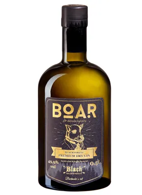 Produktbild von Boar Gin Black Edition 0,5 Liter