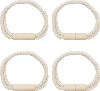 Produktbild von 4 magnetische Gardinenhalter, kamelfarben, geeignet für Gardinen mit Magneten, Gardinenhalter, Gardinenclips, Gardinendekorationen.