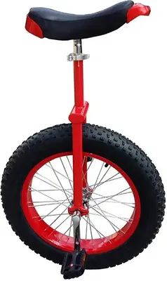 Produktbild von Funsport All-Terrain-Einrad 20" Rot mit Breitreifen zum Probefahren