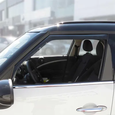 Immagine prodotto di Deflettore vento pioggia per Mini Countryman F60 2016-2025 acrilico scuro 2 pezzi