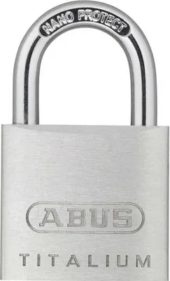 Obrázok produktu pre ABUS 64TI/30, štandardný visiaci zámok, Zámok na kľúč, odlišné kľúče, Hliník, tvrdená oceľ, 3 cm