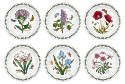 Obrázek produktu pro Sada 6 talířů "Botanic Garden", průměr 20 cm