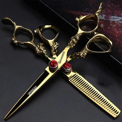 Produktbild von 6 Zoll Professionelle Friseurscheren Set aus Edelstahl