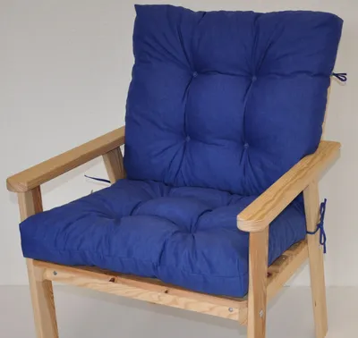 Produktbild von Polster für Gartenstuhl , Liegestuhl , Schaukelstuhl Nordic , Niedriglehner Auflage , Gr. 100 x 55 cm , Fb.Colore blu Marino (dunkelblau)