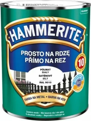 Produktbild von Hammerite Halbmatt Weiss 0,7 L