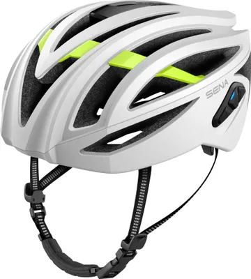 Produktbild von Fahrradhelm mit Headset R2, SENA (mattweiß, Größe S)