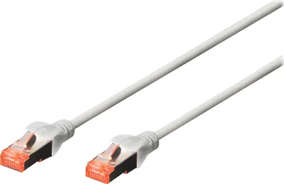 Produktbild von DIGITUS Patchkabel Kat. 6 S/FTP 0,25 m grau 10 Stück