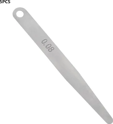 Obrázek produktu pro 5ks 0,08mm měřidlo tloušťky Metrický nástroj pro měření tloušťky výplně (0,08 mm)