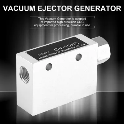 Obrázok produktu pre Vákuový generátor, generátor vákuového ejektora, vákuový generátor CV-10HS, vákuový ejektor, vákuový generátor 1/8