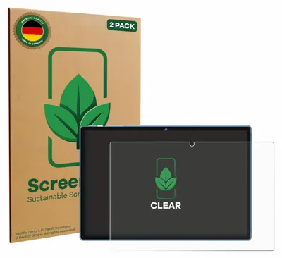 Produktbild von 2x ScreenLeaf Schutzfolie für Biegedy B25 10.1" nachhaltiger Displayschutz Display Schutz Folie Klar Transparent